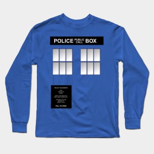 Police Box Classic Long Sleeve T-Shirt